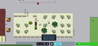 Screenshot des Digitalen Campus mit Dialogfeld "Drücke Leertaste oder tippe hier um dem Jitsi Meet Raum beizutreten"