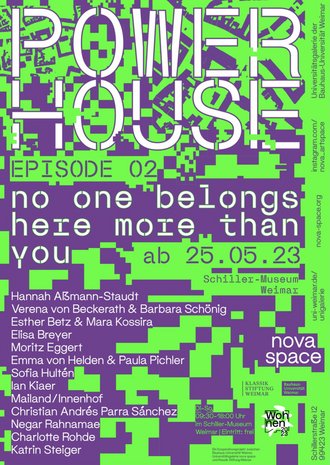 Poster POWER HOUSE - Nova Space