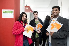 Internationale Studierende bei der Welcome Week. Foto: Hamish Appleby