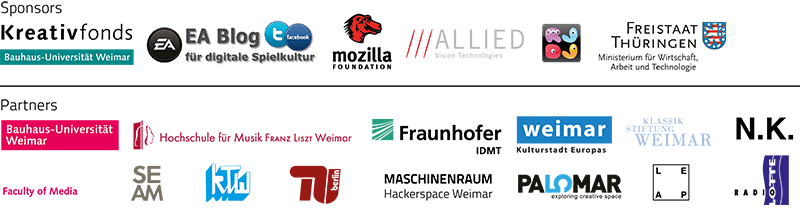Sponsors and partners of the 4th internationals Pure Data Convention in Weimar 2011