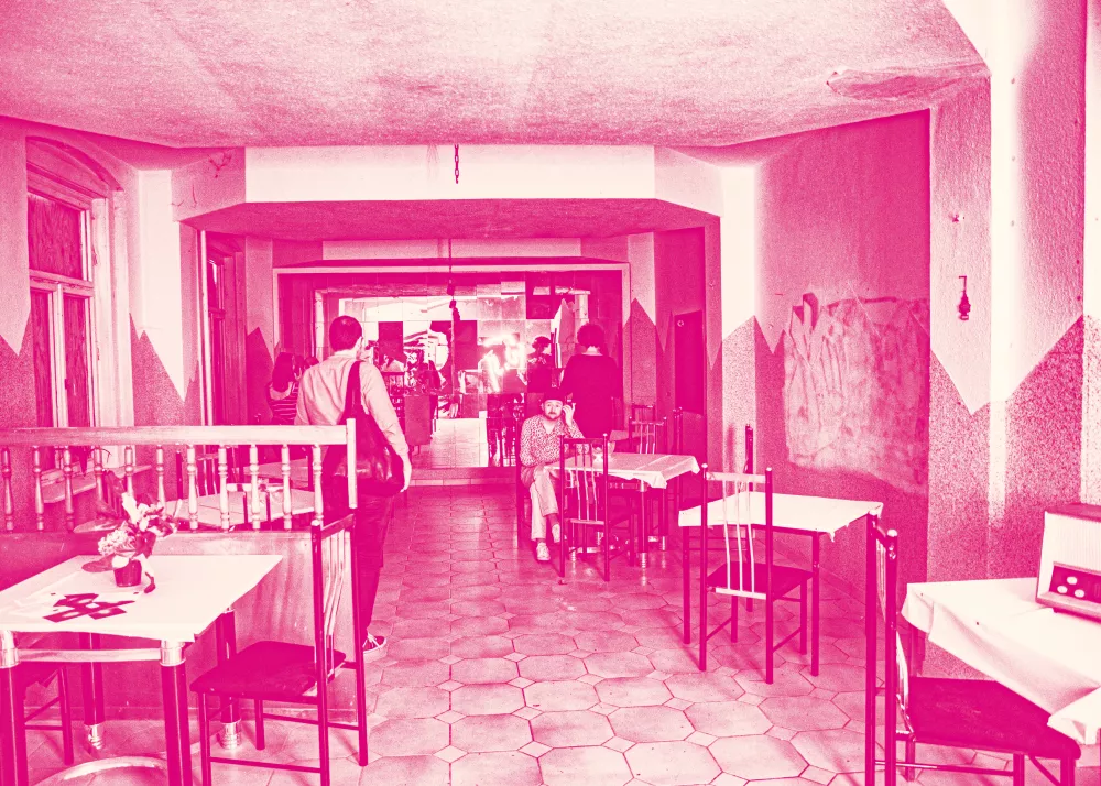 Foto, das ein Geschäft zeigt