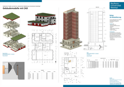 Studentische Projekte aus dem Kurs „Geometrische Modellierung und technische Darstellung“, 2. Semester