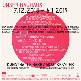 Rückseite des Flyers zur Ausstellung