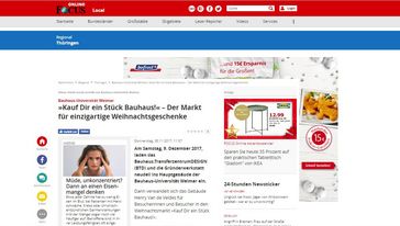 Screenshot der Seite