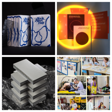 Collage von Abbildungen der ausgezeichneten Arbeiten