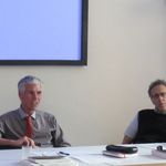 Die Direktoren der Princeton-Weimar Summer School: Prof. Lorenz Engell (Weimar) und Prof. Tom Levin (Princeton). Bild: IKKM