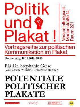 Plakat zur Veranstaltung