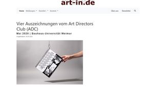 Screenshot der Website 