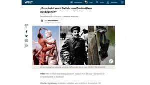Screenshot der Website 