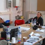 Im gemeinsamen Plenum erhalten die Teilnehmer Einblicke ins Projektstudium an der Bauhaus-Universität Weimar. (Laura Straßer)