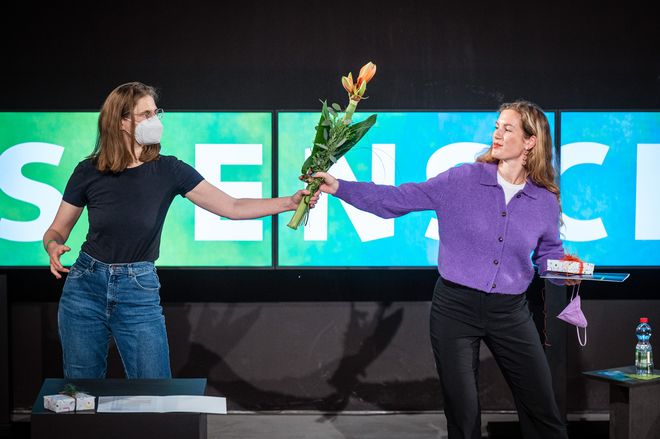 Preisübergabe an Anna Rupp (Foto: Thomas Müller)