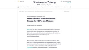 Screenshot der Website 