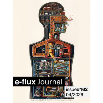 Cover des eflux Journals: Der Mensch als Industriepalast, aus dem Buch von Fritz Kahn, 1926.