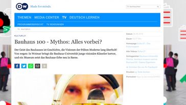 Screenshot der Seite