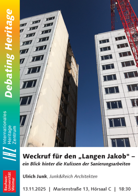 Veranstaltungsplakat (Copyright: Junk & Reich Architekten BDA PlanungsGmbH)