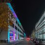 Foto von der Veranstaltung Lange Nacht der Wissenschaften Weimar 2019. Coudraystraße bei Nacht.