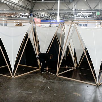 Momentan läuft der Aufbau auf der Leipziger Buchmesse 2015 in Halle 3 auf Hochtouren.