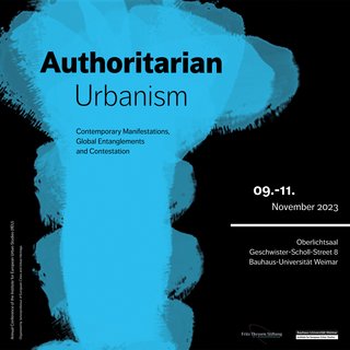 Plakat der Veranstaltung. Copyright: Institut für Europäische Urbanistik/ Dilara Hadroviç