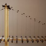 A historical measurement model of the Denmark’s New Little Belt Bridge is housed at the Professorship of Modelling and Simulation of Structures. Bauhaus-Universität Weimar, Photo: Dana Höftmann