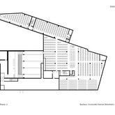 Grundriss der Bibliothek Ebene minus zwei