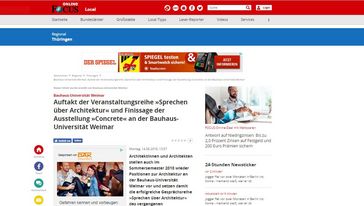 Screenshot der Seite