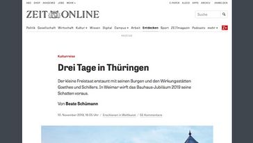 Screenshot der Seite