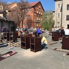 Bau-Workshopwochenende in der »Alten Feuerwache« (Foto: Hannah Essigkrug)