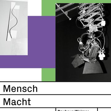 Im Austausch mit internen und externen Gesprächspartnerinnen und Gesprächspartnern sollen im Rahmen der Podiumsdiskussionsreihe »Mensch Macht Moderne« Themen von verschiedenen Seiten beleuchtet und kritisch reflektiert werden. (Grafik: Bauhaus-Universität Weimar, Universitätskommunikation)