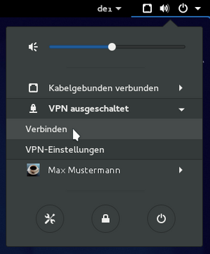 … and then select »Connect«.