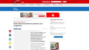 Screenshot der Seite