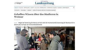 Screenshot der Website