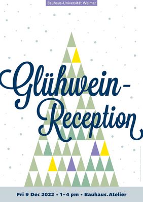 On Friday, 9 December , 1 to 4 p.m., the doors of the Bauhaus.Atelier will be open for a Glühwein reception. (Photo: Bauhaus-Universität Weimar, University Communications) On Friday, 9 December , 1 to 4 p.m., the doors of the Bauhaus.Atelier will be open for a Glühwein reception. (Photo: Bauhaus-Universität Weimar, University Communications)