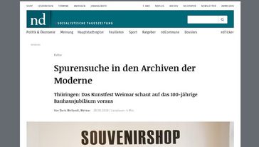Screenshot der Seite