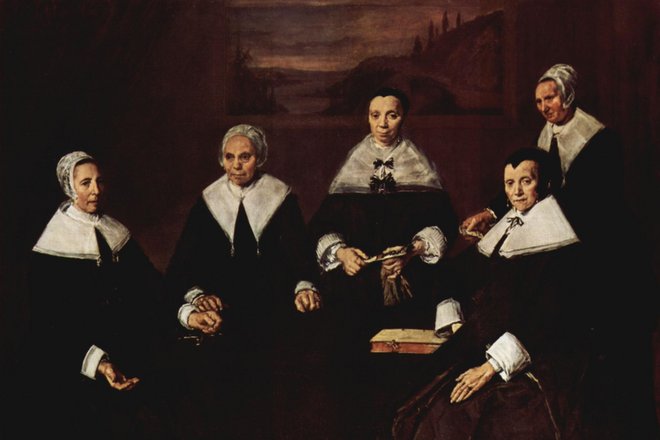 Regentesses of the Old Men’s Alms House by Frans Hals, 1580-1666.