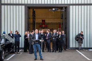 Land der Ideen Preiswürdigung durch Ministerpräsident Bodo Ramelow. Bauhaus-Universität Weimar, Fotograf: Philipp Montenegro.