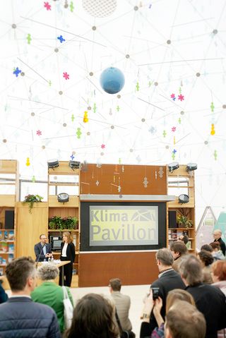 Klima-Pavillon von innen, Foto: Nils Volkmann