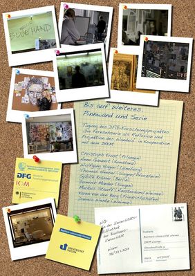 Tagungsplakat "Pinnwand und Serie" IKKM Weimar