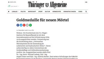 Screenshot der Seite