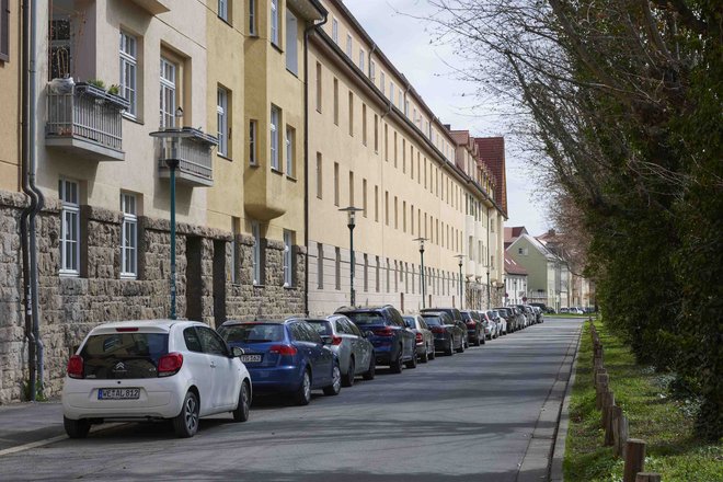 Asbachstraße, Weimar, April 2021