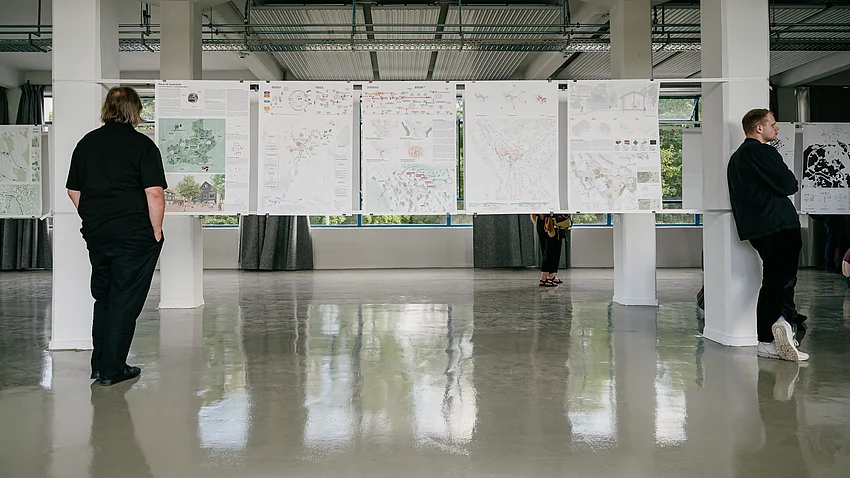 Ausstellungsplakate vom Projekt »Landschaft im Anthropozän – Thüringer Wald«