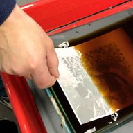 Direktpositiv vor der Farbentwicklung