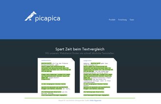 Die Plagiatssoftware Picapica präsentiert sich zur CeBIT am Gemeinschaftsstand »Forschung für die Zukunft«.