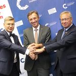 Kooperation über Jahrzehnte: Rektor der MGSU, Präsident der Bauhaus-Universität Weimar, ehemaliger Rektor der MGSU Prof. Telichenko. Foto: Vjatscheslav Korotichin