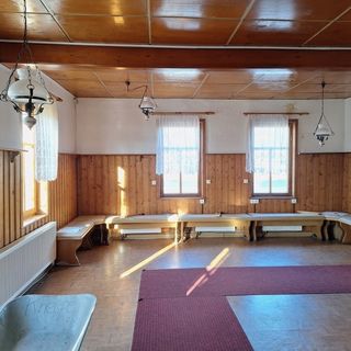 Saal im Goldenen Löwen im Kloster Veßra (Foto: Steffen de Rudder)