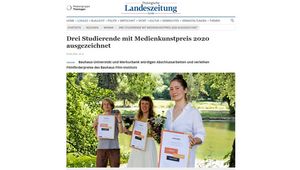 Screenshot der Website