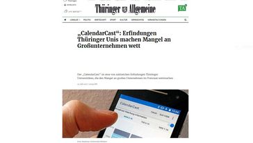Screenshot der Seite