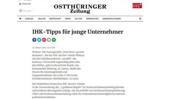 Screenshot der Seite