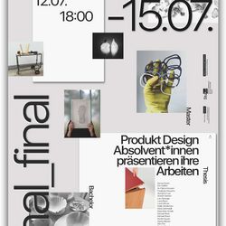 Plakat zur Absolventenausstellung 2018
