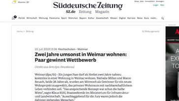 Screenshot der Seite