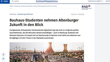 Screenshot der Seite